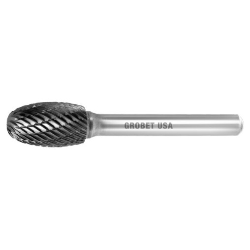 Fresa rotativa metal duro oval acero 3 mm