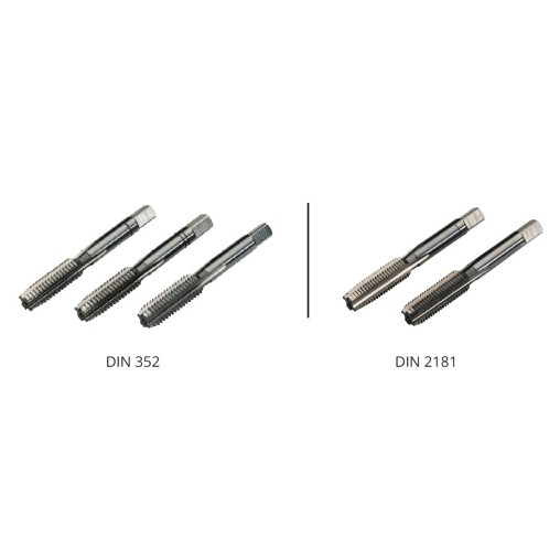 VOLKEL Juego de Machos 3pcs DIN 352 HSSG M16