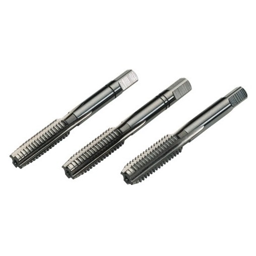 VOLKEL Juego de Machos 3 Piezas DIN 352 HSS-G UNC 1/4