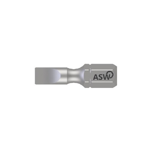 ASW Puntas planas cortas FL 0,6 x 4,5 x 25 mm Torsion