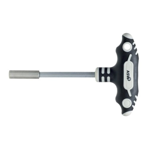 ASW Portapuntas manual 1/4" mango bicomponente T 150 mm magnético
