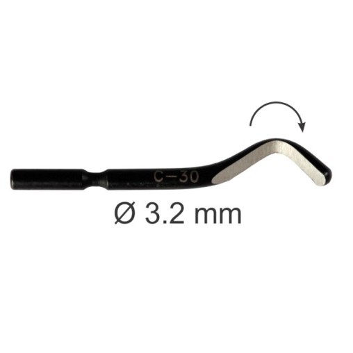 C-30 Cuchilla HSS 3,2 mm para Desbarbado Interior y Exterior