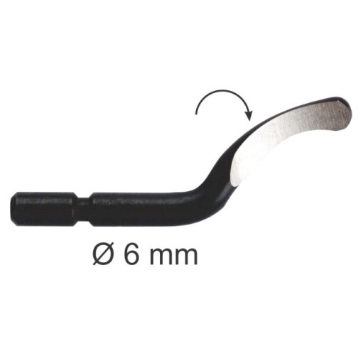 R-10 Cuchilla HSS 6 mm de Alto Rendimiento para Materiales Dúctiles