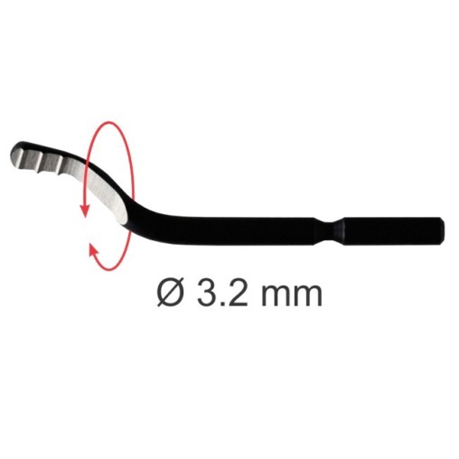 MC-20 Cuchilla HSS 3,2 mm Bidireccional | Desbastado