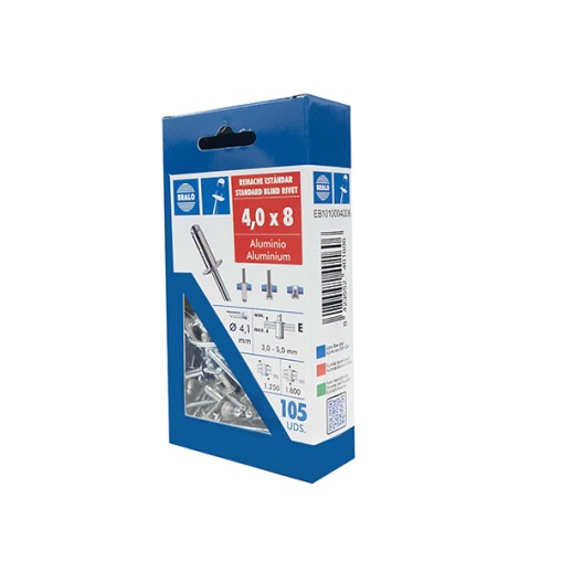 REMACHE BLISTER 105 U - 4X8 MM