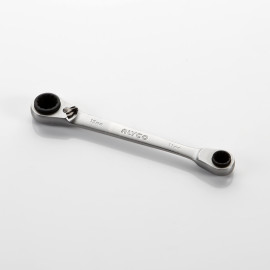 LLAVE CON CARRACA REVERSIBLE 4 EN 1 16X17-18X19 MM ALYCO