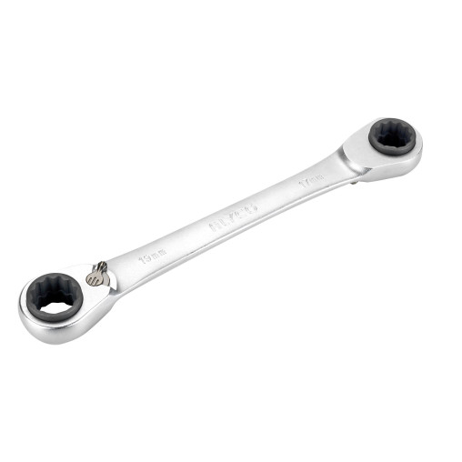 LLAVE CON CARRACA REVERSIBLE 4 EN 1 10X13-17X19 MM ALYCO