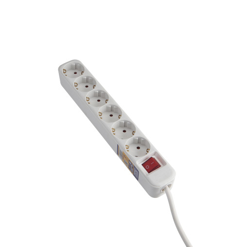 BASE MÚLTIPLE CON INTERRUPTOR 4 ENCHUFES CON CABLE 3X1,5 1,4 METROS ALYCO