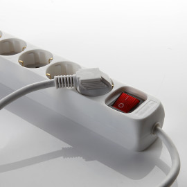 BASE MÚLTIPLE CON INTERRUPTOR 4 ENCHUFES CON CABLE 3X1,5 1,4 METROS ALYCO