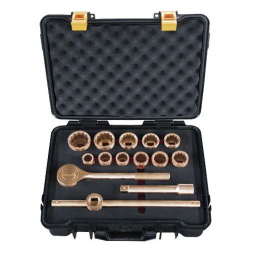 JUEGO LLAVES VASO 14 PIEZAS 3/4" CU-BE