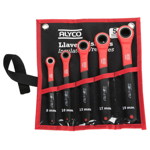 JGO 5 LLAVES COMB. VDE B/NYLON 8-19MM