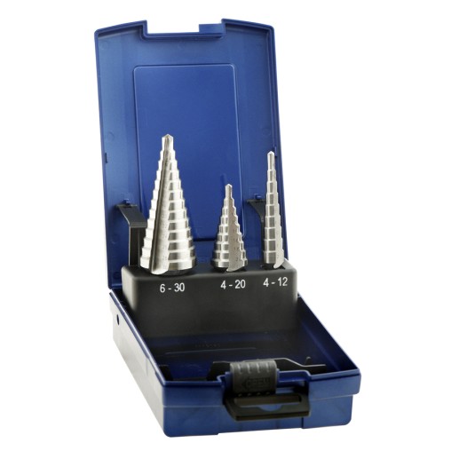 BROCA ESCALONADA HSS JGO 3 PZ - 4-12/6-30