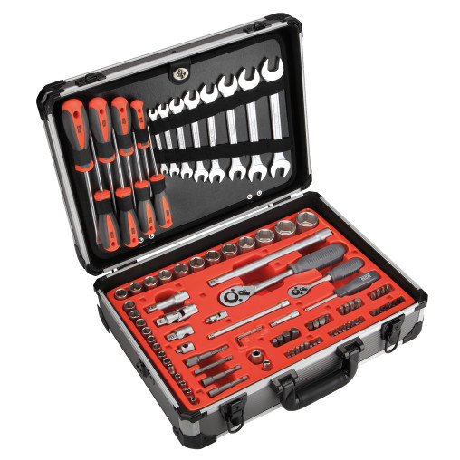 MALETA ALUMINIO ALYCO ORANGE CON 120 HERRAMIENTAS - 170822