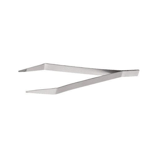 PINZA DE PRECISION BOCA CURVA 150MM INOX