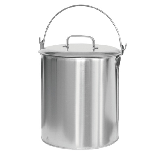 BALDE CÓNICO 10 LITROS INOX