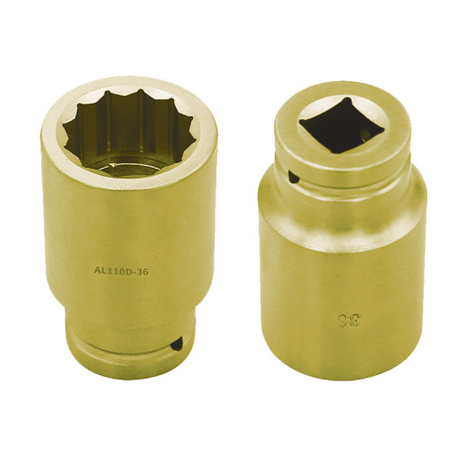 LLAVE VASO IMPACTO LARG 3/4 36MM AL-BR