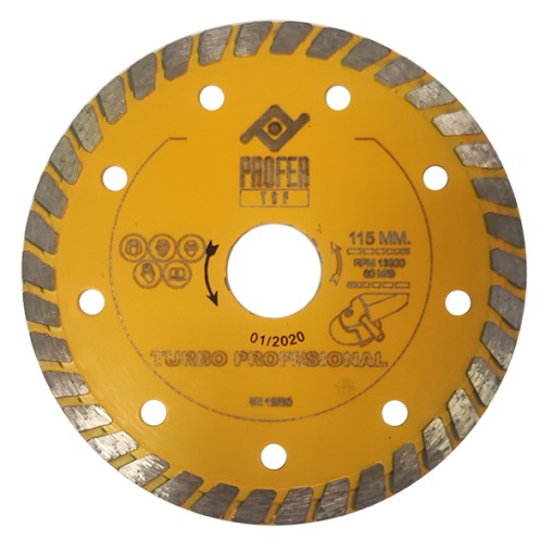 DISCO DIAMANTE GENERAL O TURBO - 230X7 MM