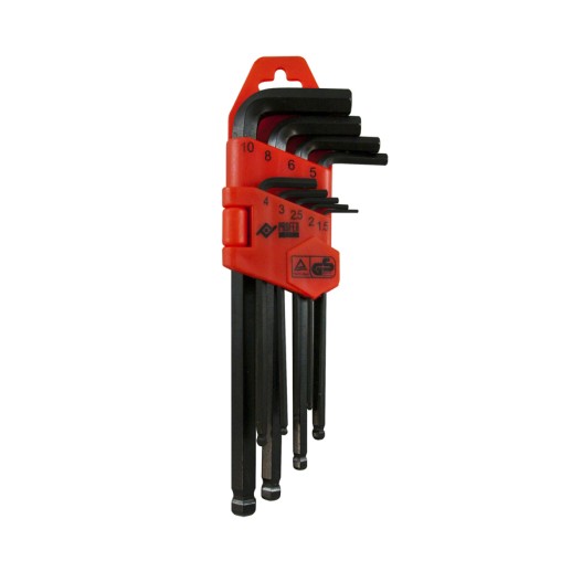 LLAVE ALLEN LARGA P/BOLA 9P - 1,5-10 MM