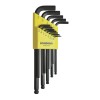 LLAVE ALLEN JGO 8 P/BOLA PULGADA - 1,5-10 MM