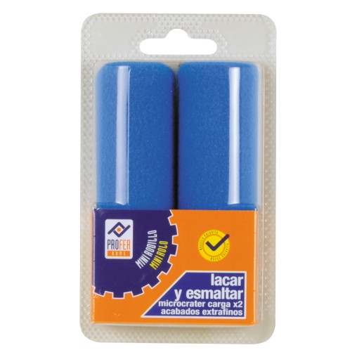 RECAMBIO MINI RODILLO AZUL 2 - 10 CM