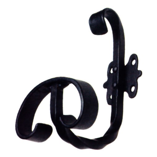 (10 u.)  COLGADOR NEGRO MATE - 130X80X90