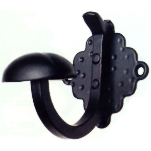 (10 u.)  COLGADOR NEGRO MATE - 70X70X85