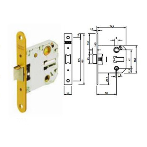 PICAPORTE UNIFICADO C.C. AE - 50