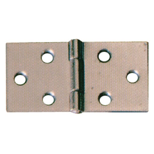 (12 u.) BISAGRA HIERRO PULIDO