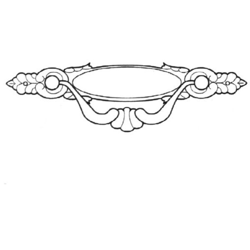 TIRADOR ARMARIO ZAMAC - 110 MM