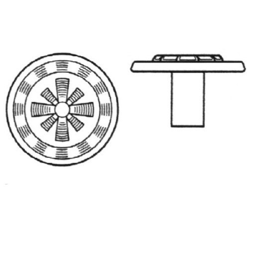 POMO ARMARIO ZAMAC - 30 MM