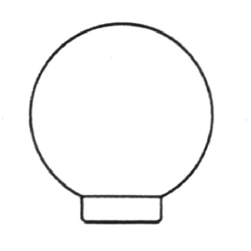 POMO ABS BLANCO - 25 MM