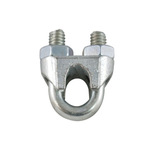SUJETACABLE GALVANIZADO B.2 UD - 1/4''
