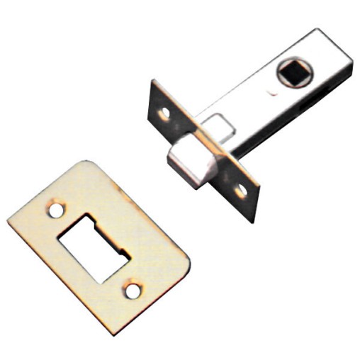 (20 u.)  PICAPORTE EMBUTIR LATON 8MM - 45 MM