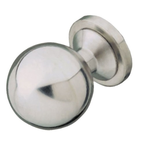 POMO PUERTA MACIZO INOX - 60