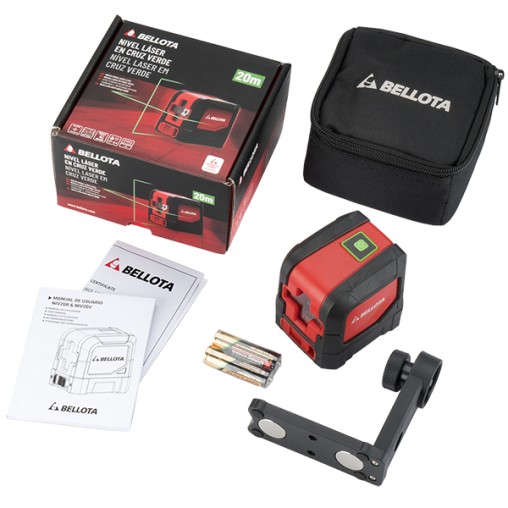 NIVEL LASER CRUZ VERDE - 20 M