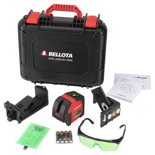 NIVEL LASER CRUZ VERDE - 30 M