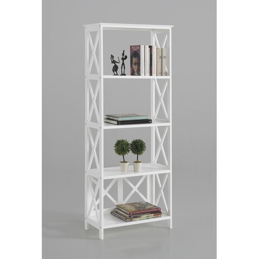 ESTANTERIA PINO LACADA BCO VICTORIA 5B - 60X30X147