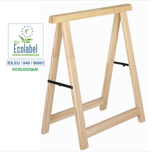 CABALLETE MADERA PINO PROFES. - 75X77 CM