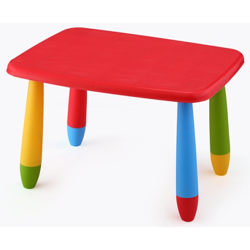 MESA INFANTIL RECTANGULAR ROJA - 73X58X48
