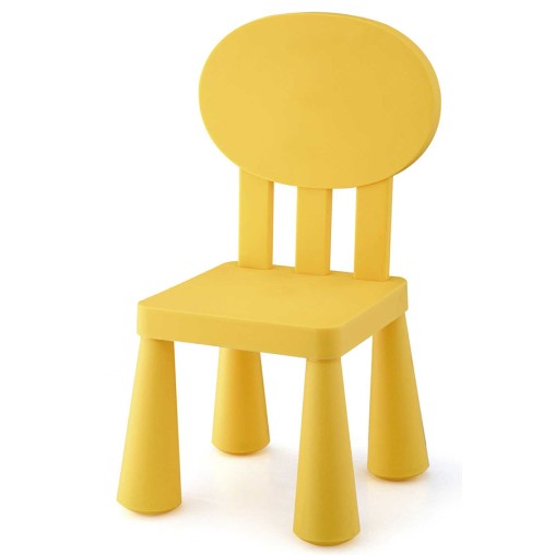 SILLA INFANTIL AMARILLA - 31X30X67