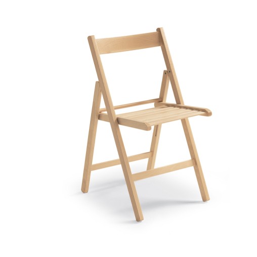 SILLA PLEGABLE MADERA HAYA NAT - 425X475X79