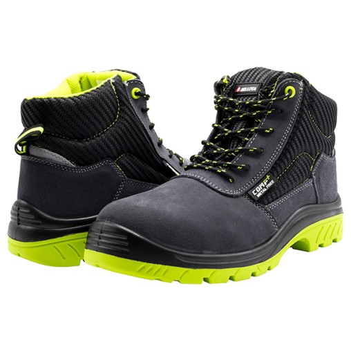 BOTA PIEL SERRAJE +COMP S1P GRIS - 40