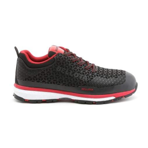 ZAPATO DEPORTIVO S3 NEGRO-ROJO - 39