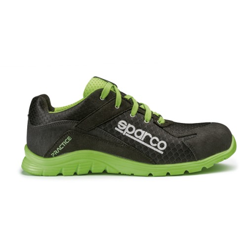 DEPORTIVA S1P SRC NGR/VER FLUO - 45