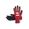 (10 u.) GUANTE NYLON ROJO NITRILO PALMA