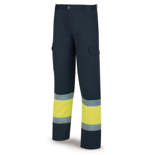 PANTALON A.VISIBILIDAD AMARILLO AZUL - 48