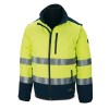 CHAQUETA SOFTSHELL AV AMARILL AZUL - L