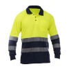 POLO AV M/LARGA AMARILLO/AZUL