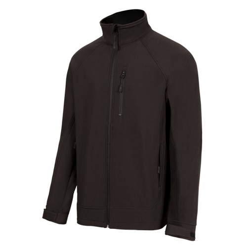 CHAQUETA SOFTSHELL NEGRA - L