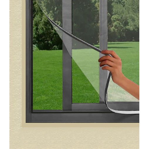MOSQUITERA MAGNETICA VENTANA BLANCA - 120X120CM